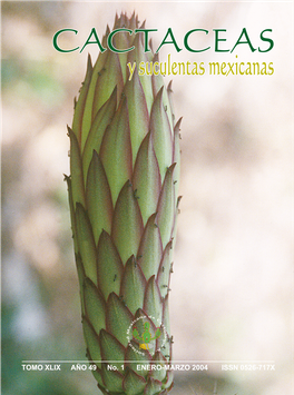 Cactáceas y suculentas mexicanas 49(1)