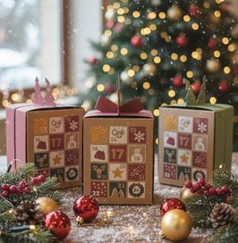 Calendrier de l'avant chocolat et bonbons