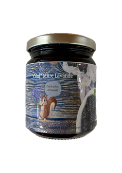 Confiture mûre lavande
