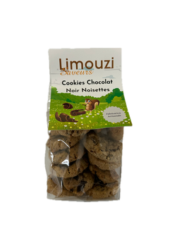 Cookies chocolat noir noisettes 150G