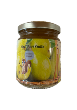 Confiture poire vanille