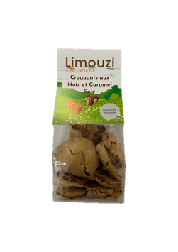 Croquants noix et caramel salé 80G