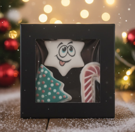 Coffret 3 biscuits décorés