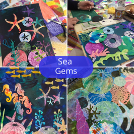 Sea Gems Mixed Media Workshop: Wednesday 7th September