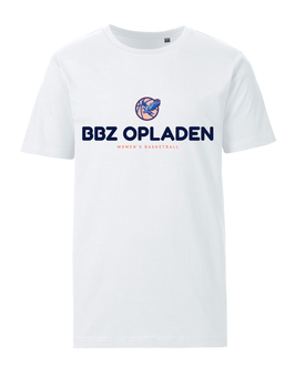 T-Shirt Weiß mit BBZ Simple Logo und Wunschnamen