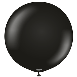 5 ballons Noir 45cm