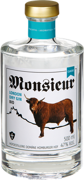 Monsieur London Dry Bio Gin CLASSIC – 47 % VOL.