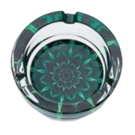 Aschenbecher Hanfblatt Kaleidoskop