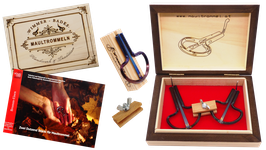 JAW HARP 3-SET PRO WIMMER-BADES "THE FINE ONES"  - HISTORICAL WOODEN BOX + MUSIC BOOK