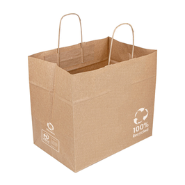 Shopper Kraft Avana cm. 32+21x28,5 - 250 pezzi