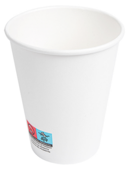 Bicchiere Cartoncino + PE 420/12-14 oz. BIANCO