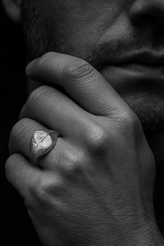 ARKAIKA classic signet ring oval