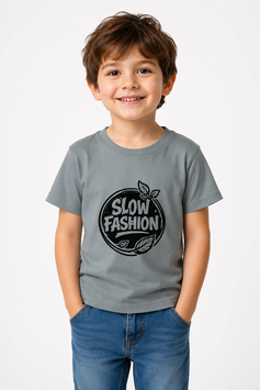 T-shirt Bimbo "Slow Fashion" - Sage