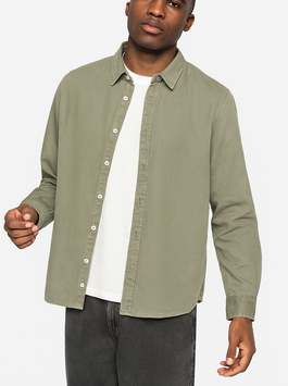 CAMICIA WASHED PALE KAKHI