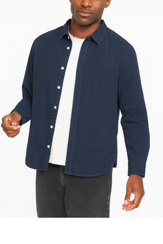 CAMICIA WASHED NAVY