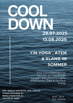 COOL DOWN – Yin Yoga, Atem & Klang im Sommer