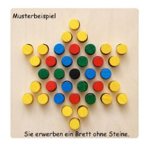 Steckbrett "Stern" 12 x 12 x 1 cm