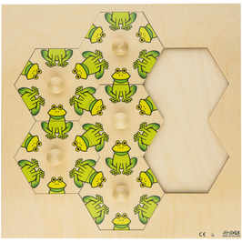 Rolf Puzzles - Karussell-Puzzle Frosch, 7-teilig