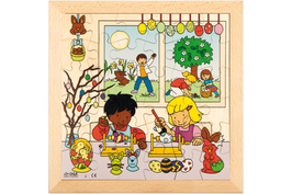 Feierlichkeiten Puzzle Ostern
