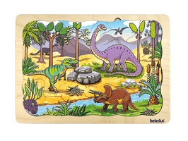 Lagen-Puzzle "Dinosaurier"