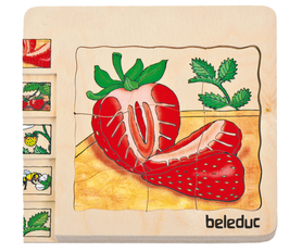Lagen-Puzzle „Erdbeere“