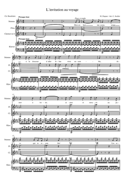 H. Duparc: 3 Songs, Quartet Arrangement