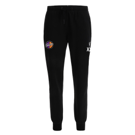MACRON Cymbal Sweatpants schwarz mit kleinem Talents Logo und Initialen