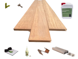 Das Bambus Terrassendielen Komplettpaket Colon.