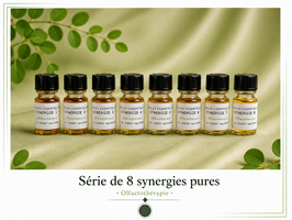La Série de 8 Synergies pures 2ml
