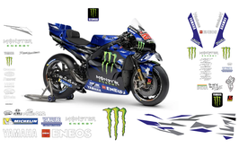 グラフィックステッカー MotoGP 2025 YAMAHA
