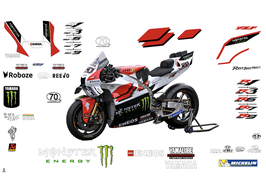 グラフィックステッカー MotoGP 2025 YAMAHA ASSEN