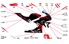 グラフィックステッカー MotoGP 2023 APRILIA
