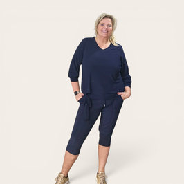 MAGNA CAPRI BROEK, DONKER BLAUW, E-7001