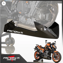 FACTORY m Carbon Belly Pan for 790 890 Duke