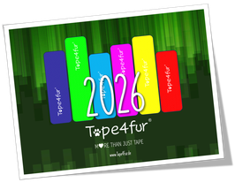 Tape4Fur® - Tischkalender 2026