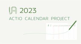 '23年版 1月始・ACTIOカレンダー PROJECT