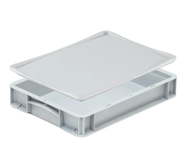 Pizzaballen-Box mit Deckel | 40 x 30 x 7 cm