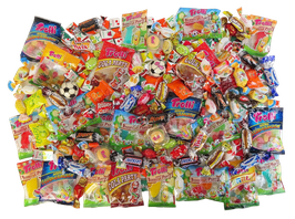 Pinata Süßigkeiten, 210-teilig mit Konfetti