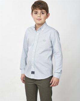 Camisa viyela de cuadros. Ref. 7525.