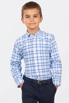 Camisa oxford de cuadros. Ref. 4525.