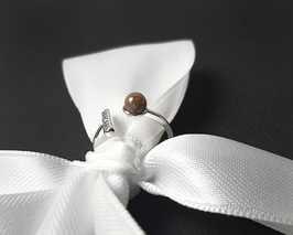 MEMORY Perlenring mit offener Ringschiene