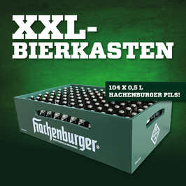 Hachenburger XXL-Bierkasten 104 x 0,5L Pils