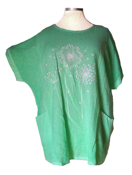 Nature Styles! Shirt mit Taschen SilverStones & Flower 5 (09809)