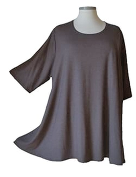 UniColor Shirt in Zauber-A-Linie Dunkelgrau