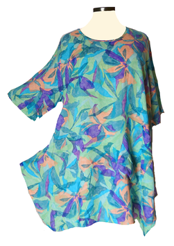 Summerline Two Longshirt in Zauber-A-Linie "OceanFlower" (00135)