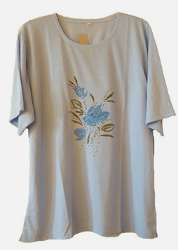 Wunderschönes T-Shirt Blue Flower