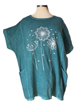 Nature Styles! Shirt mit Taschen SilverStones & Flower 4 (09813)