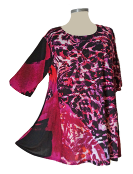 SunShine Shirt " Wild Beauty " Black, Pink, Violet (09971)