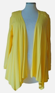 Zipfelig sonniges Cardigan Jäckchen Yellow