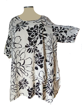 Summerline Two Longshirt in Zauber-A-Linie "Große Blumen" (00002)